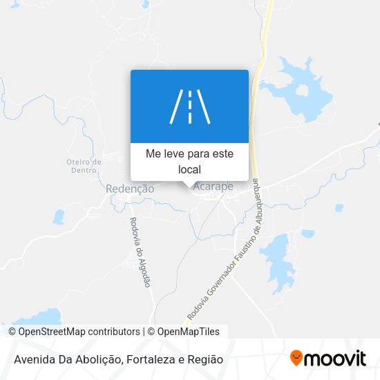 Avenida Da Abolição mapa