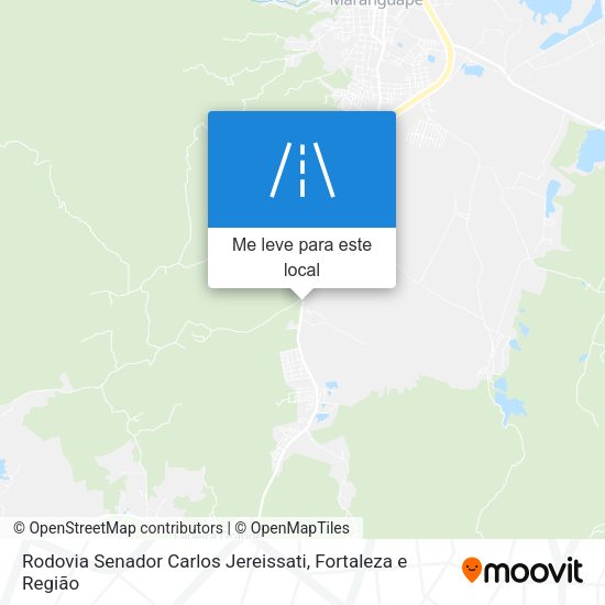 Rodovia Senador Carlos Jereissati mapa