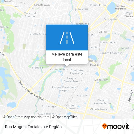 Rua Magna mapa