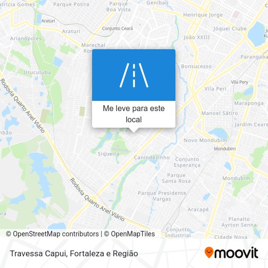Travessa Capui mapa