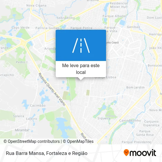 Rua Barra Mansa mapa