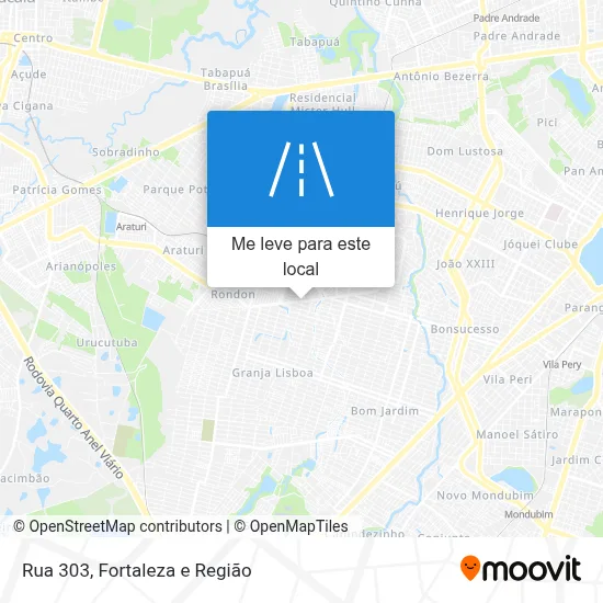 Rua 303 mapa