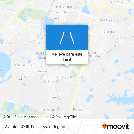Avenida XXIII mapa