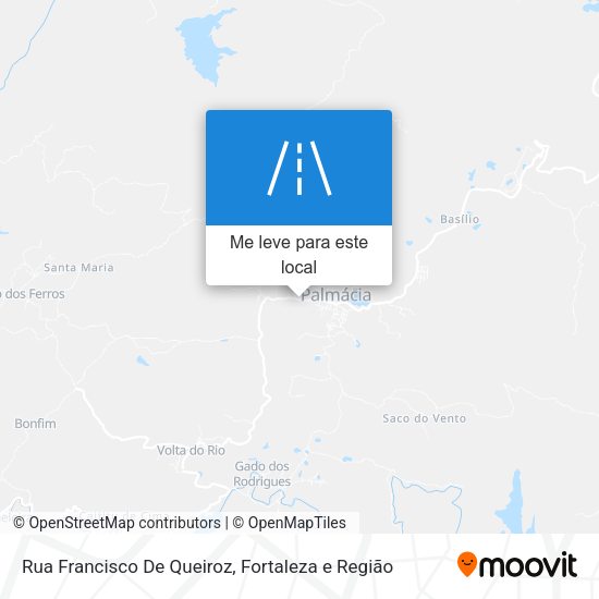 Rua Francisco De Queiroz mapa