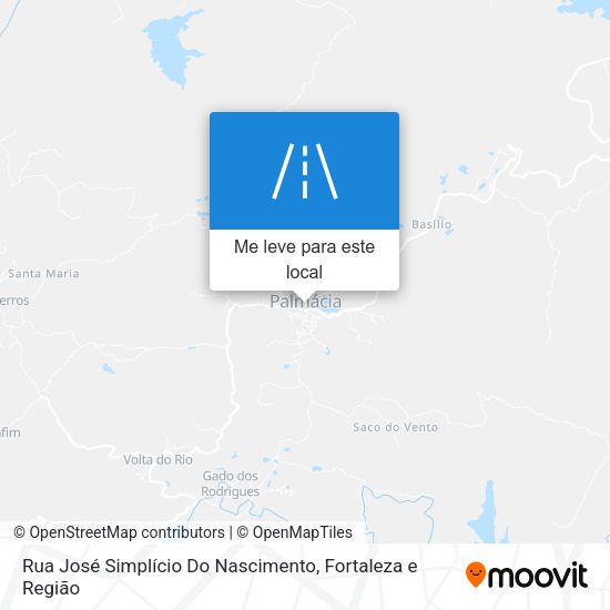Rua José Simplício Do Nascimento mapa