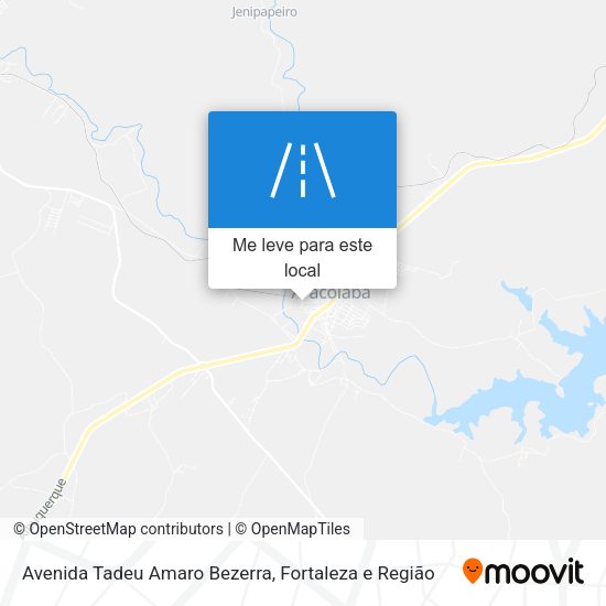 Avenida Tadeu Amaro Bezerra mapa