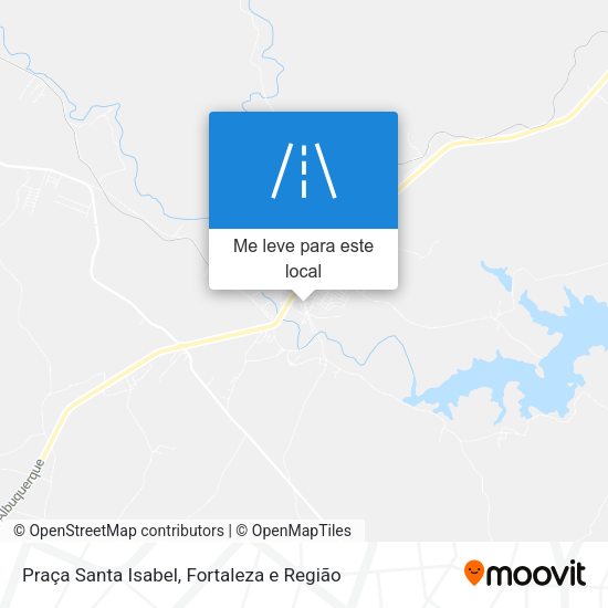 Praça Santa Isabel mapa