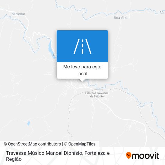 Travessa Músico Manoel Dionísio mapa