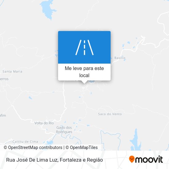 Rua José De Lima Luz mapa