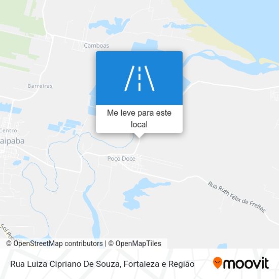 Rua Luiza Cipriano De Souza mapa