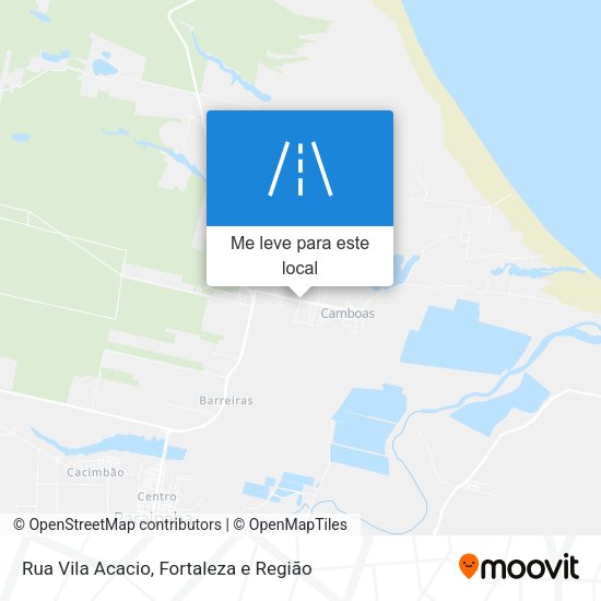 Rua Vila Acacio mapa