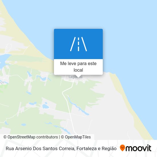 Rua Arsenio Dos Santos Correia mapa