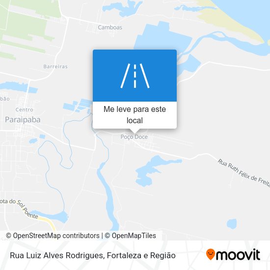 Rua Luiz Alves Rodrigues mapa