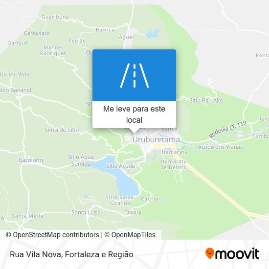 Rua Vila Nova mapa
