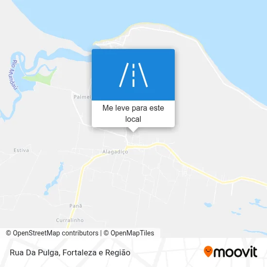 Rua Da Pulga mapa