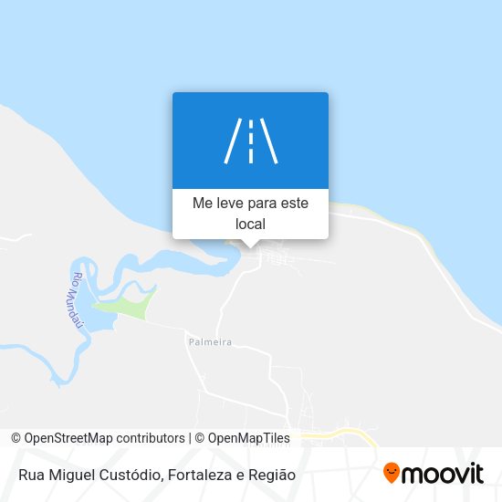 Rua Miguel Custódio mapa