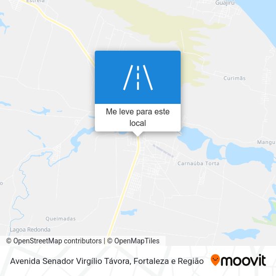 Avenida Senador Virgílio Távora mapa