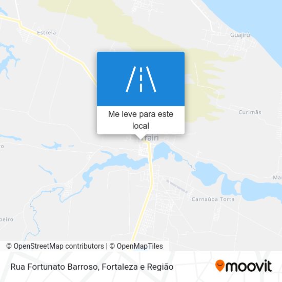Rua Fortunato Barroso mapa