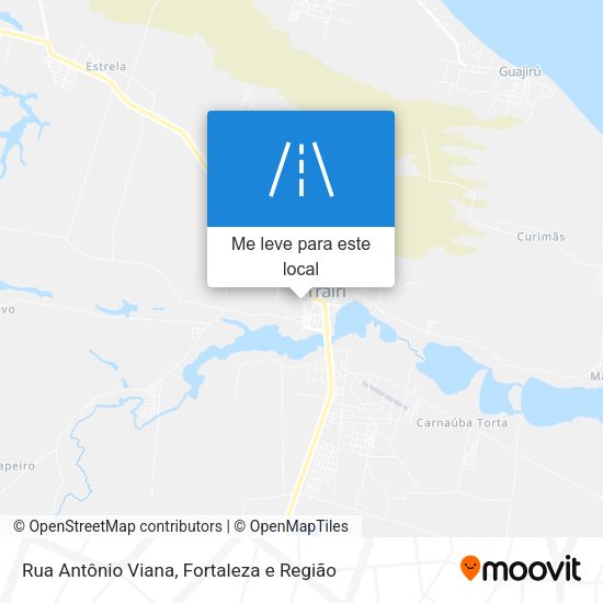 Rua Antônio Viana mapa
