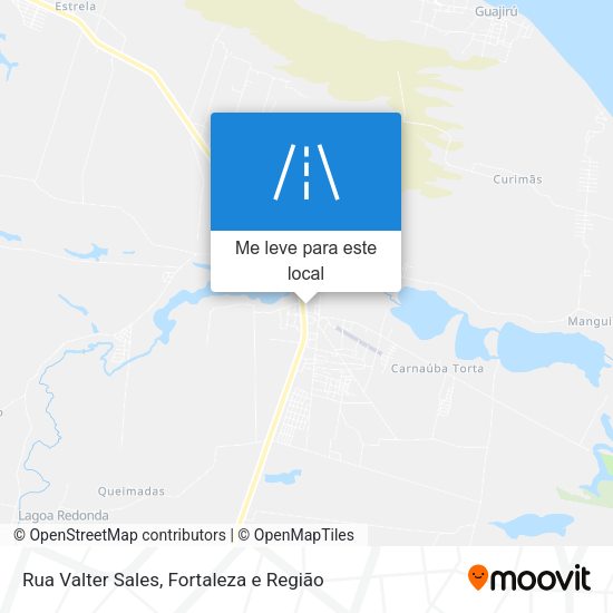 Rua Valter Sales mapa