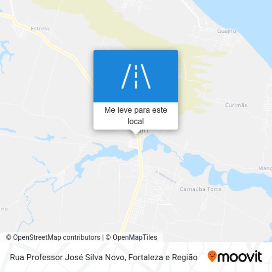 Rua Professor José Silva Novo mapa