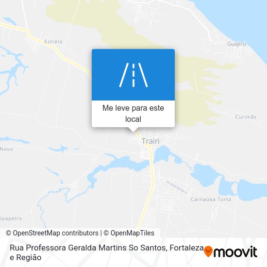 Rua Professora Geralda Martins So Santos mapa