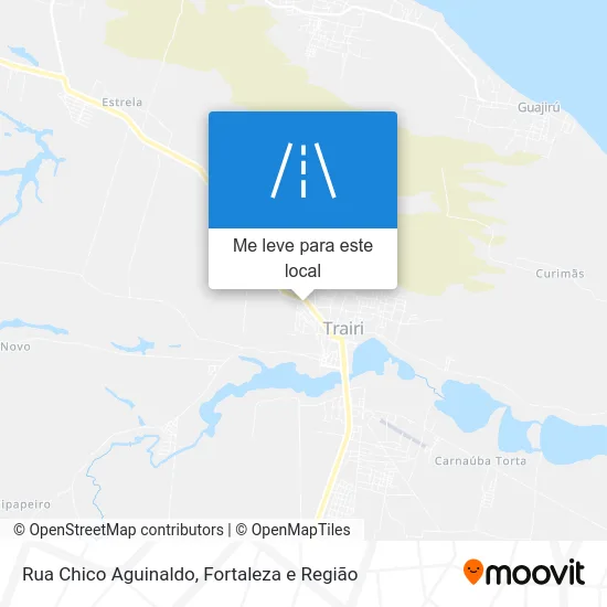 Rua Chico Aguinaldo mapa