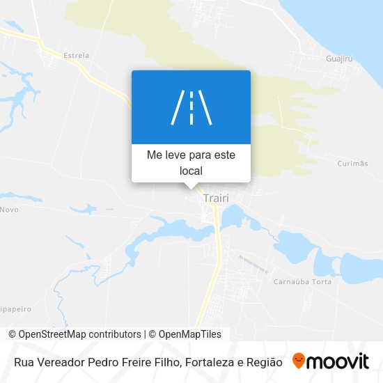 Rua Vereador Pedro Freire Filho mapa