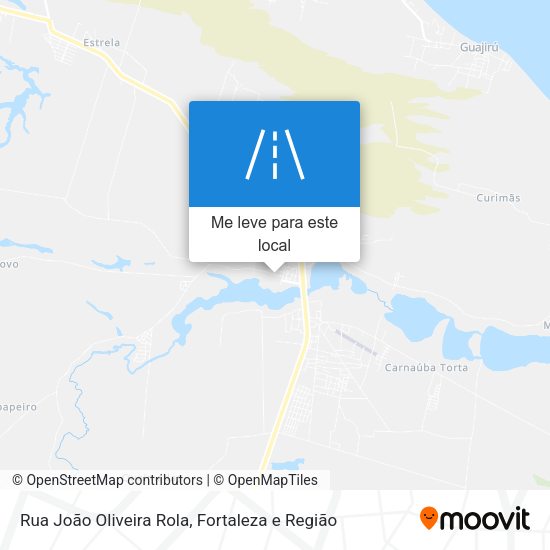 Rua João Oliveira Rola mapa