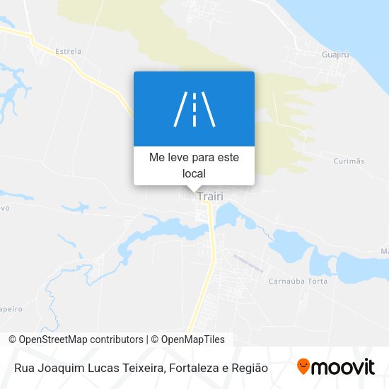 Rua Joaquim Lucas Teixeira mapa