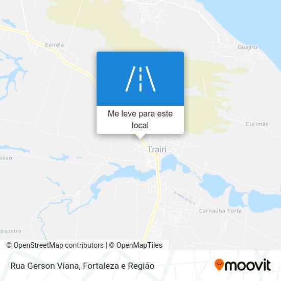Rua Gerson Viana mapa