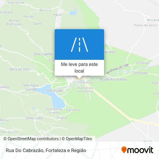 Rua Do Cabrazão mapa