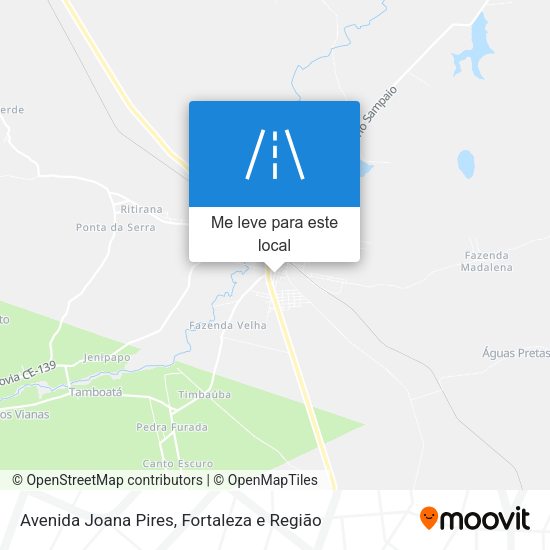 Avenida Joana Pires mapa