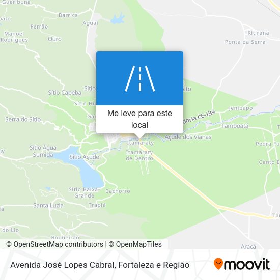 Avenida José Lopes Cabral mapa