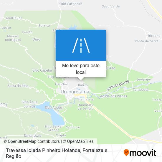 Travessa Iolada Pinheiro Holanda mapa