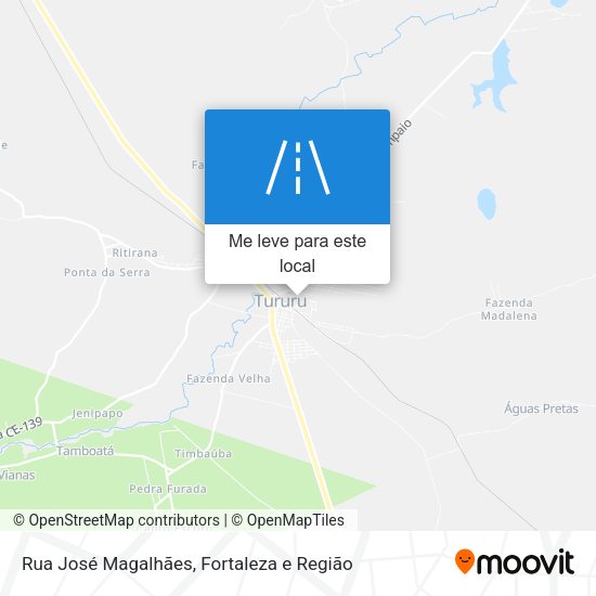 Rua José Magalhães mapa