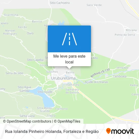 Rua Iolanda Pinheiro Holanda mapa