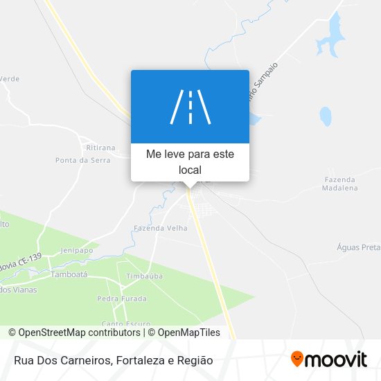 Rua Dos Carneiros mapa