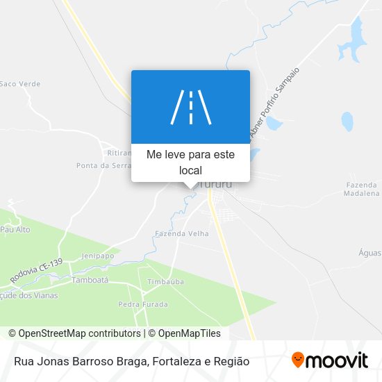 Rua Jonas Barroso Braga mapa