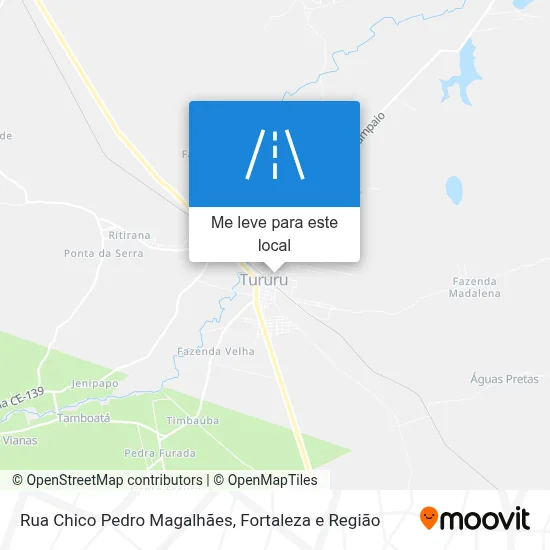 Rua Chico Pedro Magalhães mapa