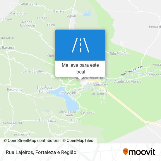Rua Lajeiros mapa