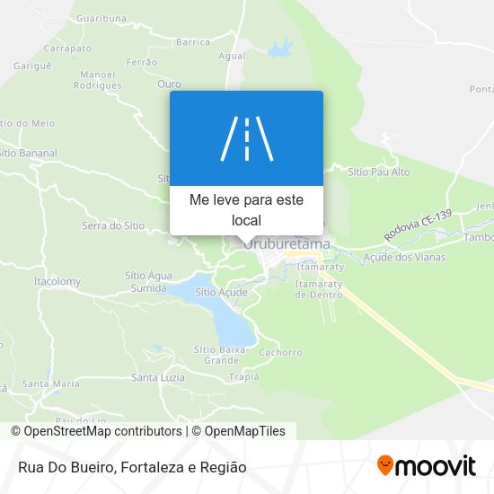 Rua Do Bueiro mapa