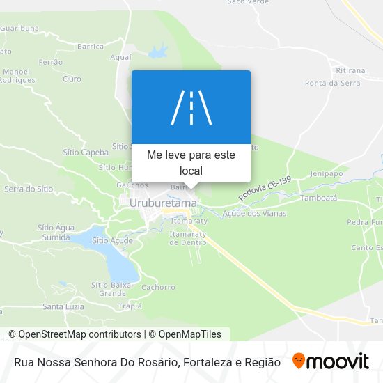 Rua Nossa Senhora Do Rosário mapa