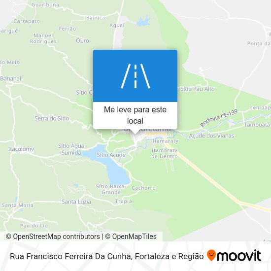 Rua Francisco Ferreira Da Cunha mapa
