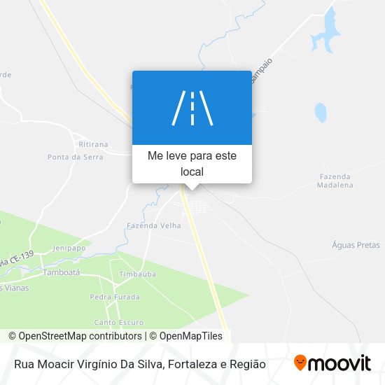 Rua Moacir Virgínio Da Silva mapa