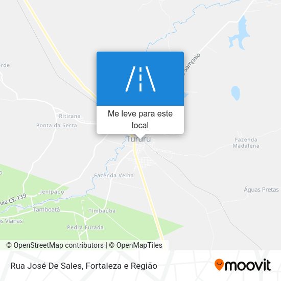 Rua José De Sales mapa
