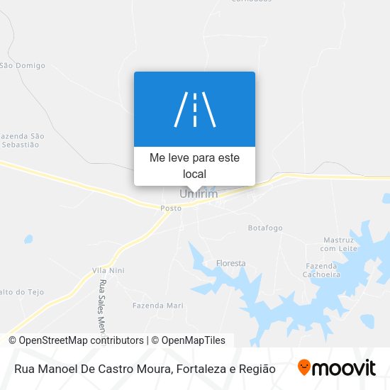 Rua Manoel De Castro Moura mapa
