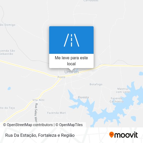 Rua Da Estação mapa
