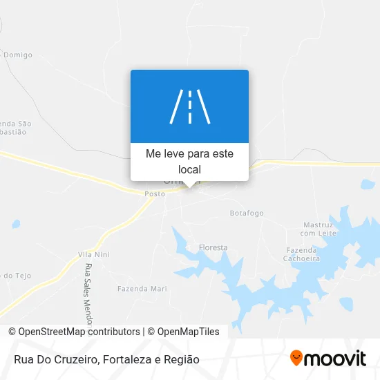 Rua Do Cruzeiro mapa