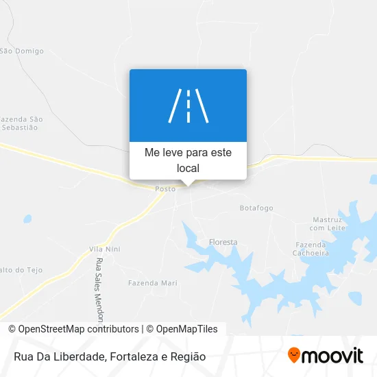 Rua Da Liberdade mapa